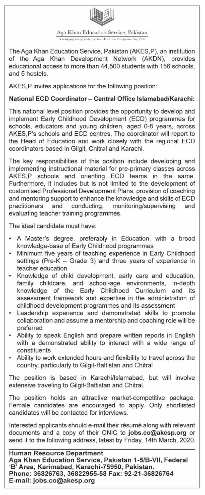 Aga Khan Education Service Pakistan