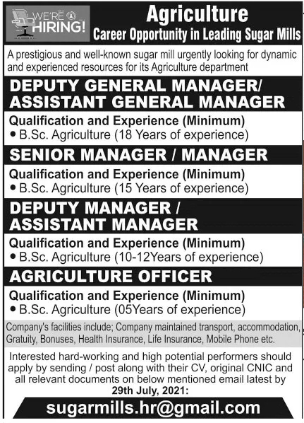 Senior Manager new Jobs in Pak Pakistan 2021