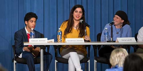 Handicapped Pakistani student regarded at Art Festival in USA