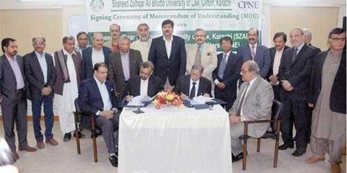 MoU signed between CPNE and SZABUL