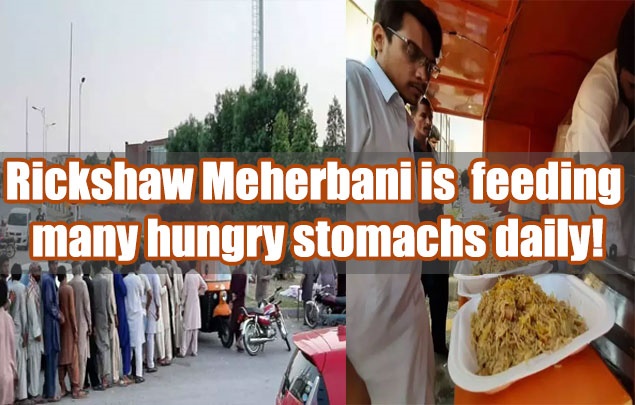 A  Rickshaw Food Service Filling Many Empty Stomachs Daily!