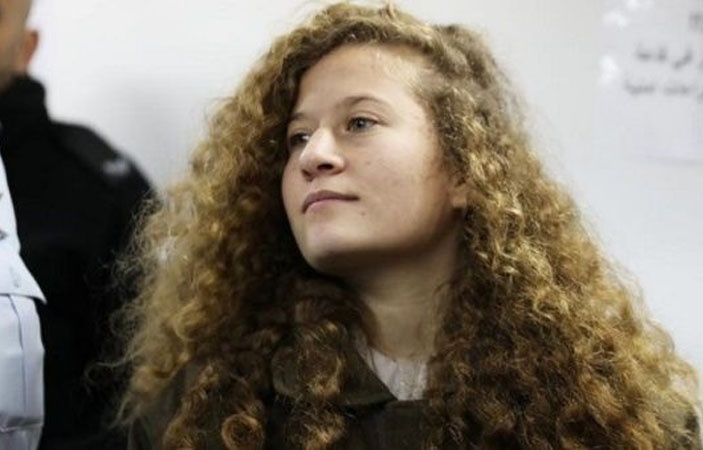 Ahed Tamimi a Palestine Teenager Released from Prison