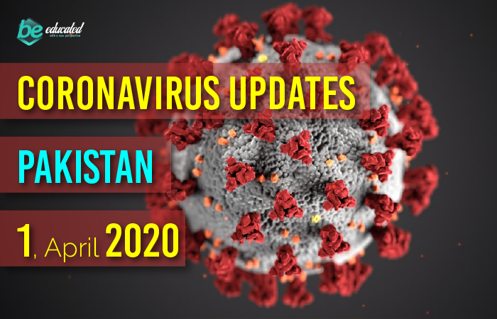 April 1: Latest news on the coronavirus epidemic Pakistan and around the world