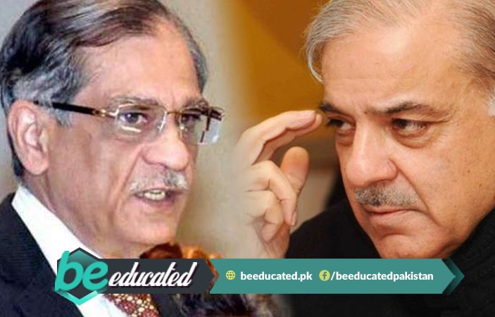 Chief Justice Angry at Shahbaz Sharif Over Financial Corruption 