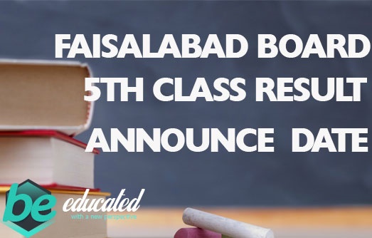 Faisalabad Board 5th Class Result 2020