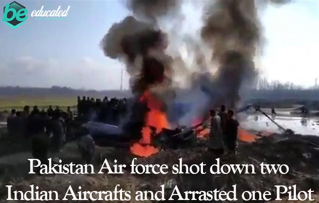 Indian Fighter Jets Shot Down By Pak Air Force