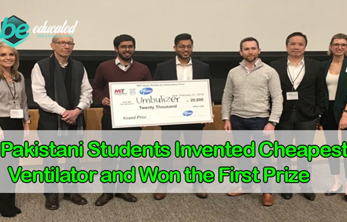 Pakistani Students Invented Cheapest Ventilator and Won the First Prize