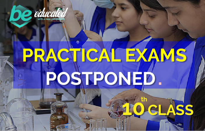 Practical exams of 10th class Punjab Board has been POSTPONED 