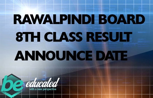 Rawalpindi Board 8th Class Result 2020