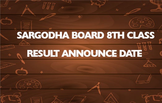 Sargodha Board 8th Class Result 2020