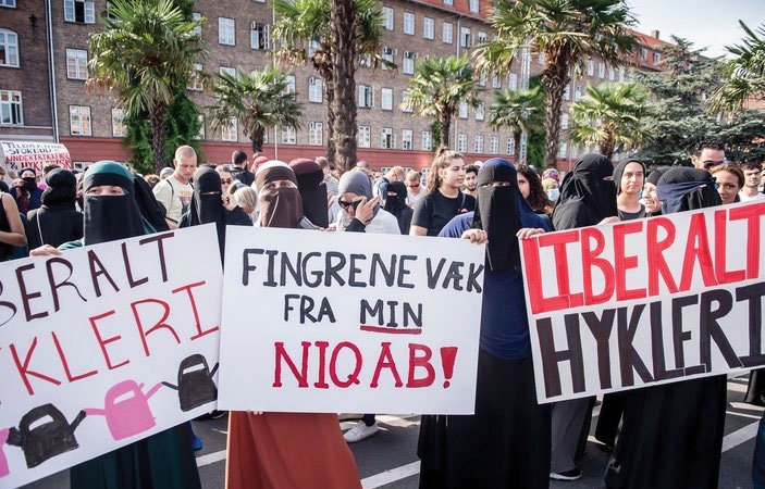 Severe Protest in Denmark on Banning Hijab