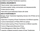 Manager new Jobs in WAPDA Lahore