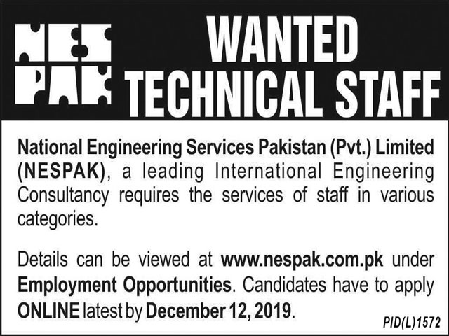 Engineering Consultant Jobs In Islamabad 