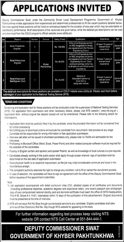 Get a Latest Govt Jobs In Khyber Pakhtunkhwa 2019