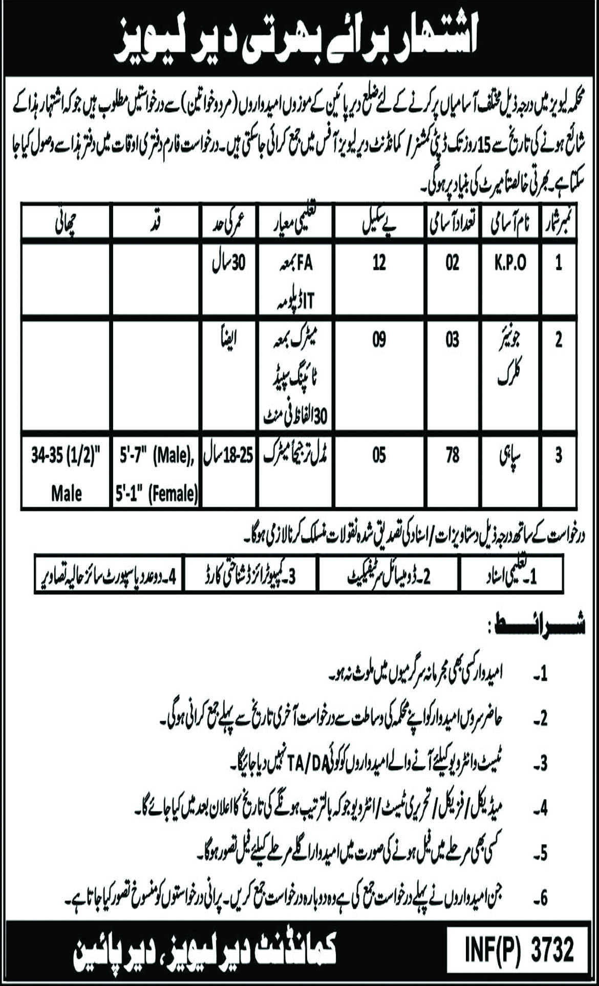 Jobs Announced In Department Of Lavuse 28 September 2018