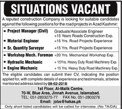 Jobs In Construction Company 31 Jan 2018