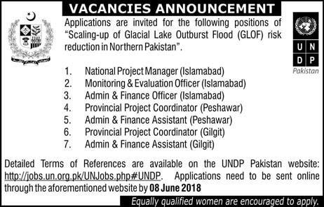 Jobs in Scaling up of Glacial Lake Outburst Flood 27 May 2018