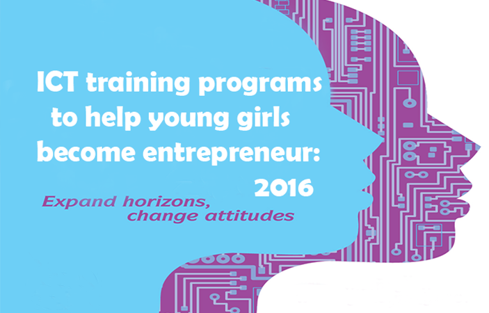 ICT training programs to help young girls become entrepreneur: