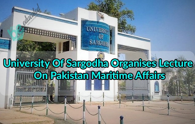 Lecture delivered on Pakistan Maritime in Sargodha University