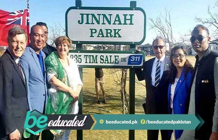 Muhammad Ali Jinnah Park Established in Canada