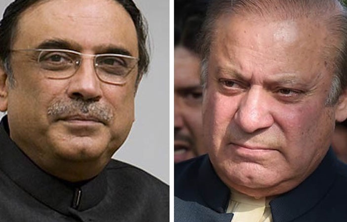 Nawaz Sharif sends a Message to Asif Ali Zardari asking for Help