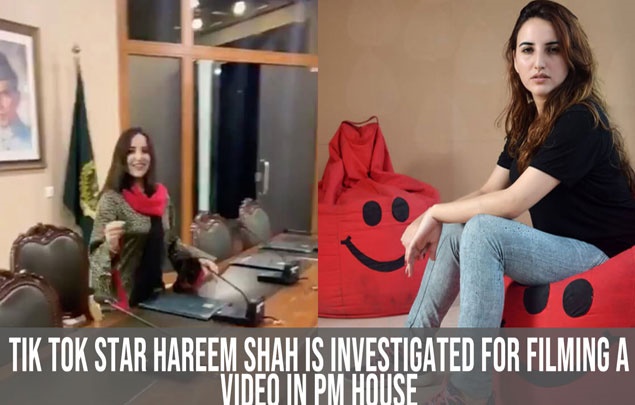 Tik Tok star Hareem Shah is being investigated For making a video in PM House