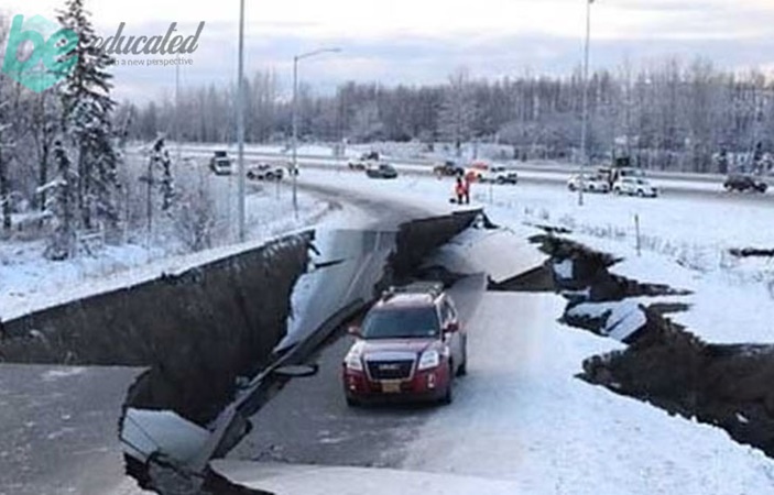 امریکی ریا ست الاسکا میں 7اعشا ریہ صفر کا زلزلہ