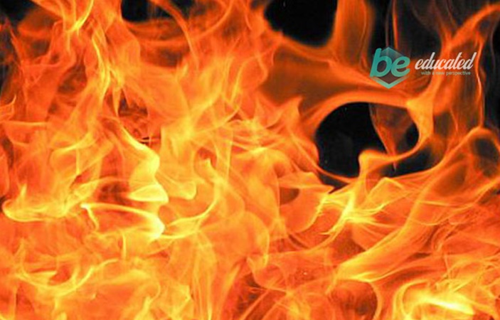 راولپنڈی کے شہر میں آگ لگ گئی