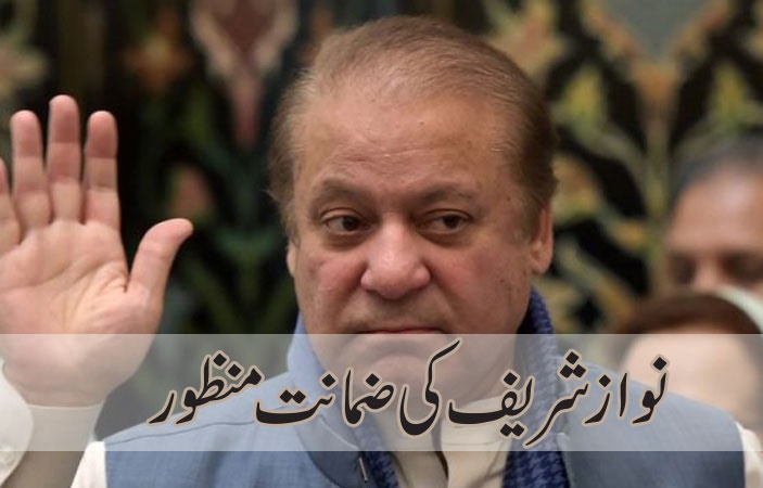 نواز شریف کی ضمانت منظور