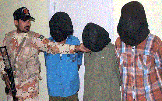 کراچی رینجرز: سائبر کرائم میں ملوث گروہ گرفتار