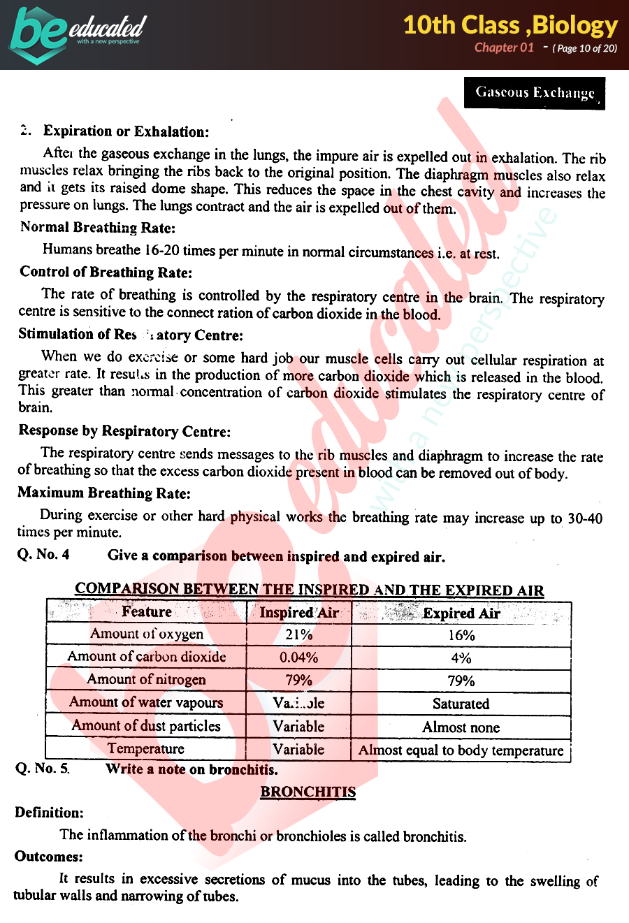 class 10 bio ch 1 assignment